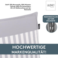 Niedriglehnerauflage 1er Set MALTA - Gartenstuhl Auflage, bequeme Sitzauflage für Gartenmöbel, Stuhlkissen