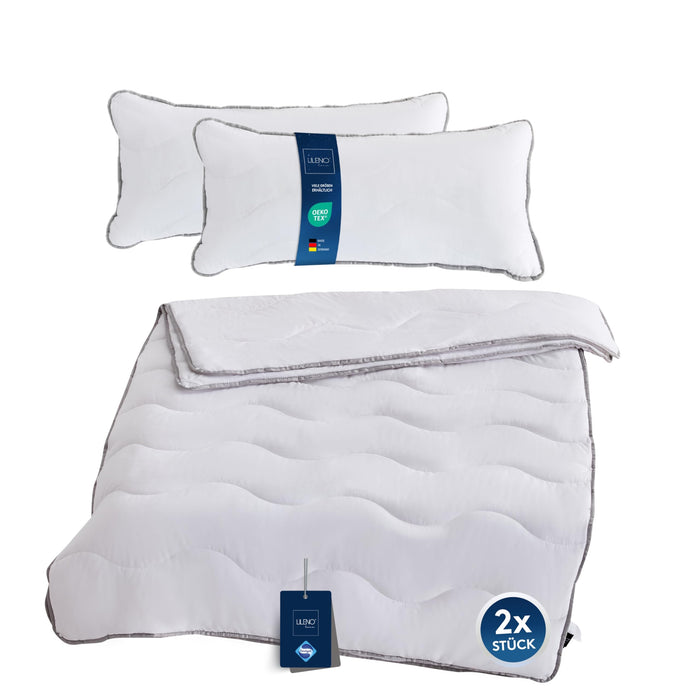 Premium Winterdecke mit Sanitized Hypoallergen - in verschiedenen Größen und optional mit Kissen