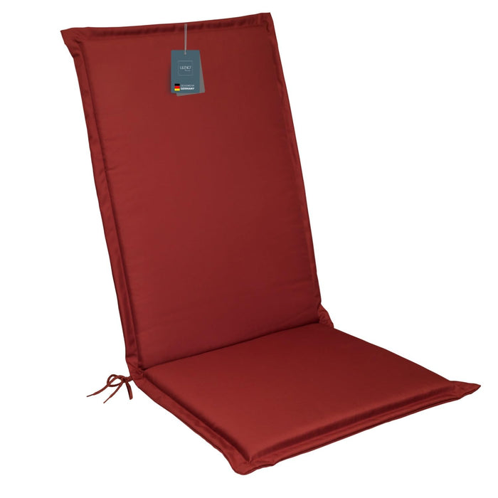 Hochlehnerauflage MIAMI - Gartenstuhl Auflage, bequeme Sitzauflage für Gartenmöbel, Stuhlkissen