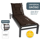 Liegenauflage MARBELLA perfekt für Strandliegen, Sonnenliege Auflage, Gartenliege Auflage