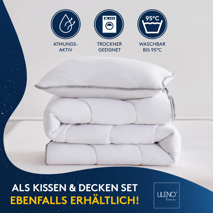 Premium Winterdecke mit Sanitized Hypoallergen - in verschiedenen Größen und optional mit Kissen
