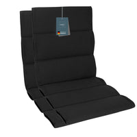 Polsterauflage Niedriglehner 2er Set, bequeme Sitzauflage für Gartenmöbel, Stuhlkissen