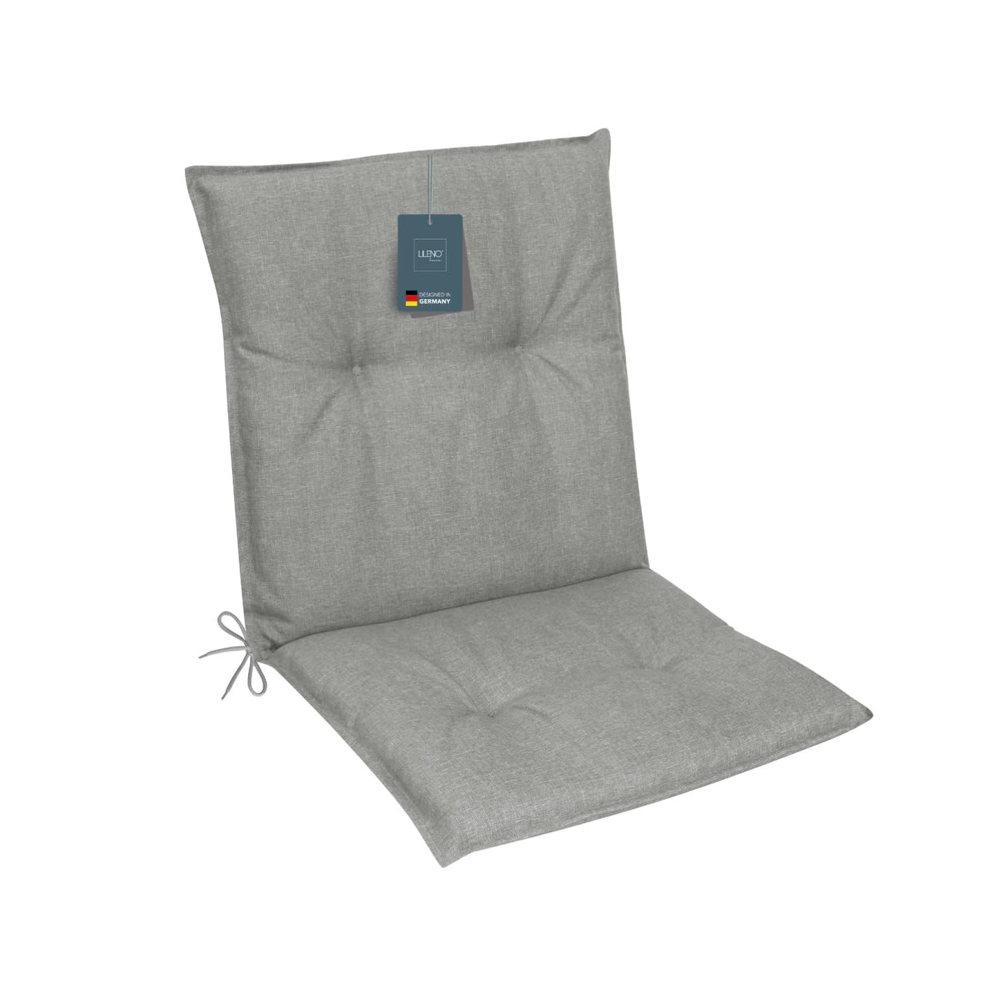 Niedriglehnerauflage 1er Set MARBELLA - Gartenstuhl Auflage, bequeme Sitzauflage für Gartenmöbel, Stuhlkissen