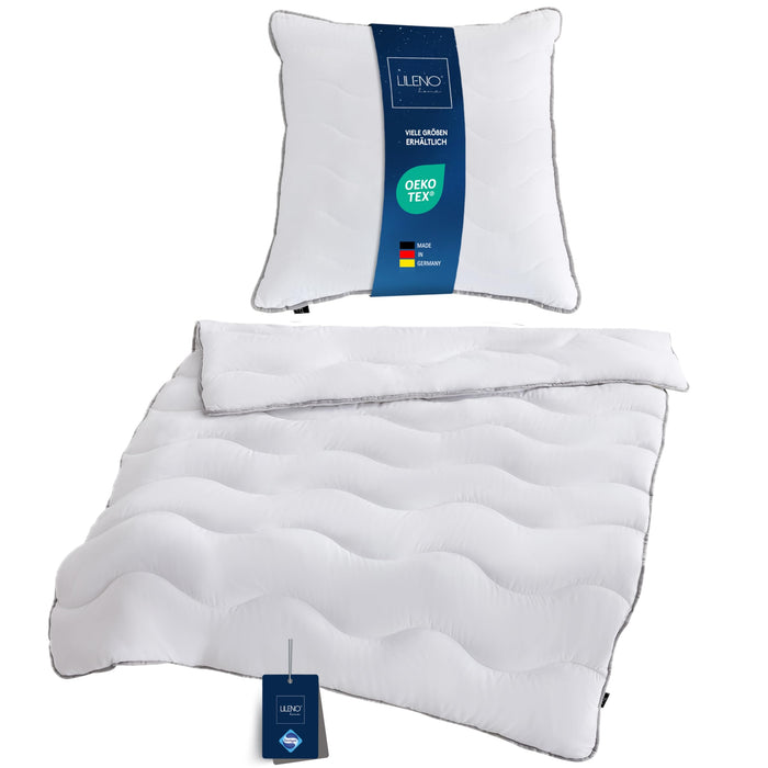 Premium Sommerdecke mit Sanitized Hypoallergen - in verschiedenen Größen und optional mit Kissen
