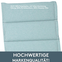 Liegenauflage perfekt für Strandliege, Sonnenliege Auflage, Gartenliege Auflage