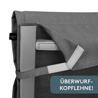 Hochlehnerauflage 1er Set ALUTEX bequeme Sitzauflage für Gartenmöbel, Stuhlkissen für Klappstühle