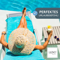 Liegenauflage FLORENCE TINO perfekt für Strandliege, Sonnenliege Auflage, Gartenliege Auflage