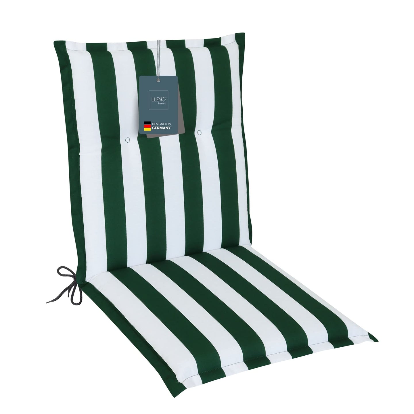 Polsterauflage Niedriglehner 1er Set, bequeme Sitzauflage für Gartenstühle, Stuhlkissen