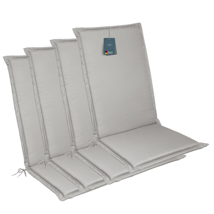 Hochlehnerauflage MIAMI - Gartenstuhl Auflage, bequeme Sitzauflage für Gartenmöbel, Stuhlkissen
