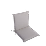 Niedriglehnerauflage 1er Set MALTA - Gartenstuhl Auflage, bequeme Sitzauflage für Gartenmöbel, Stuhlkissen