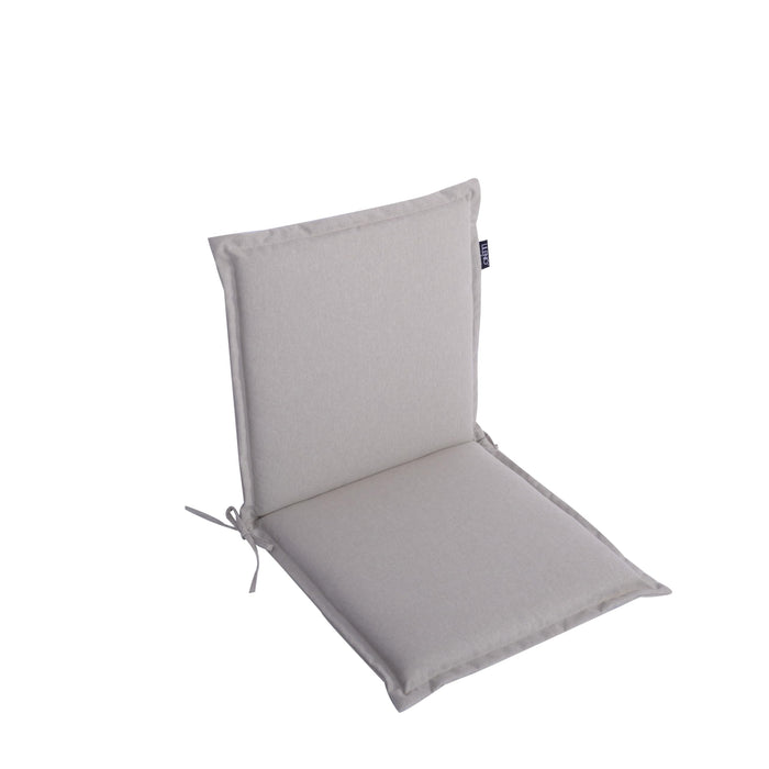 Niedriglehnerauflage 1er Set MALTA - Gartenstuhl Auflage, bequeme Sitzauflage für Gartenmöbel, Stuhlkissen
