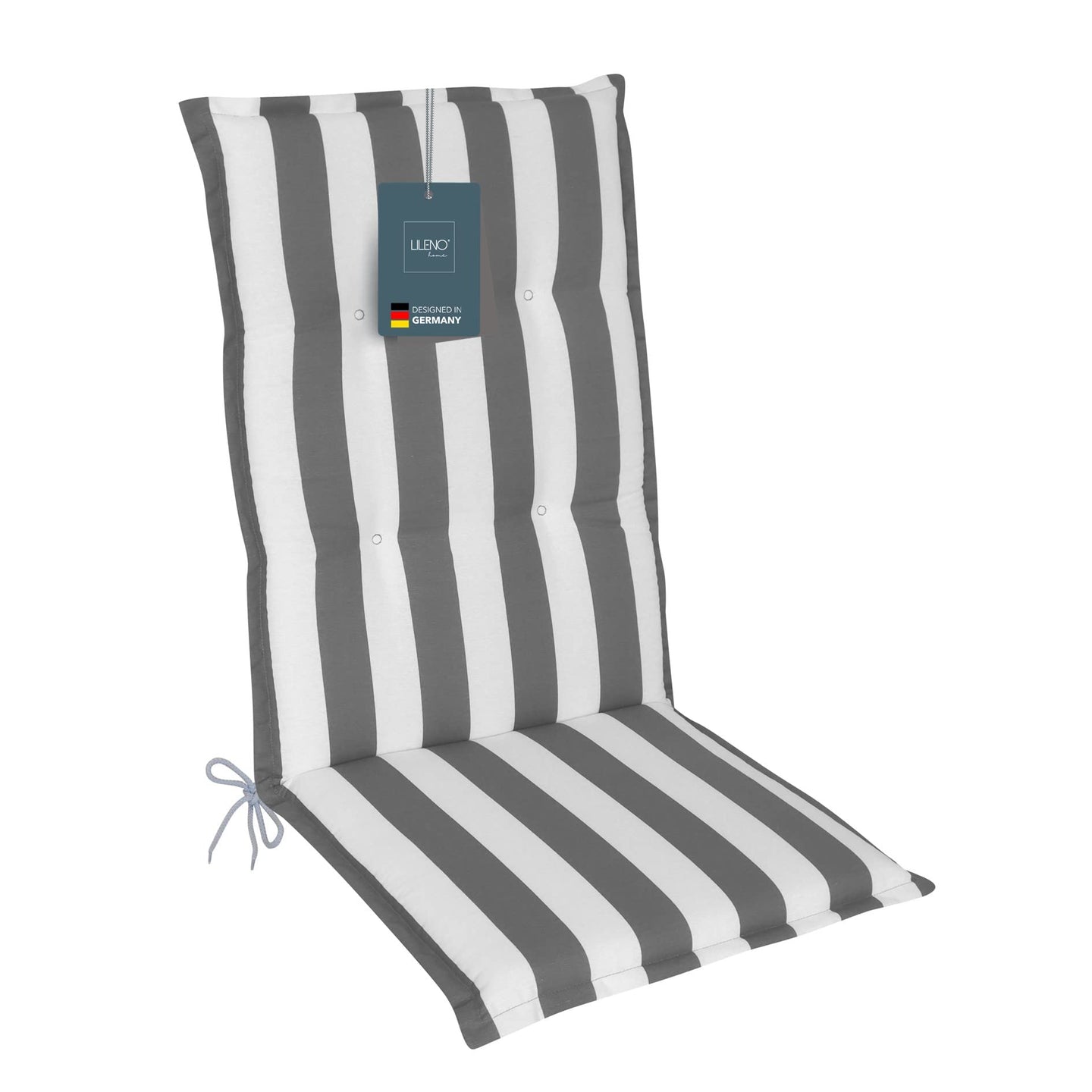 Hochlehnerauflage Gartenstuhl Auflage 1er Set FLORENCE, bequeme Sitzauflage für Gartenmöbel, Stuhlkissen