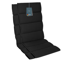 Hochlehnerauflage 2er Set ALUTEX bequeme Sitzauflage für Gartenmöbel, Stuhlkissen für Klappstühle