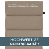 Liegenauflage perfekt für Strandliege, Sonnenliege Auflage, Gartenliege Auflage