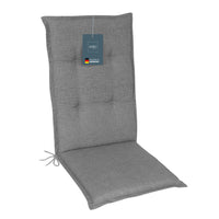 Hochlehnerauflage 1er Set FLORENCE TINO - Gartenstuhl Auflage, bequeme Sitzauflage für Gartenmöbel, Stuhlkissen
