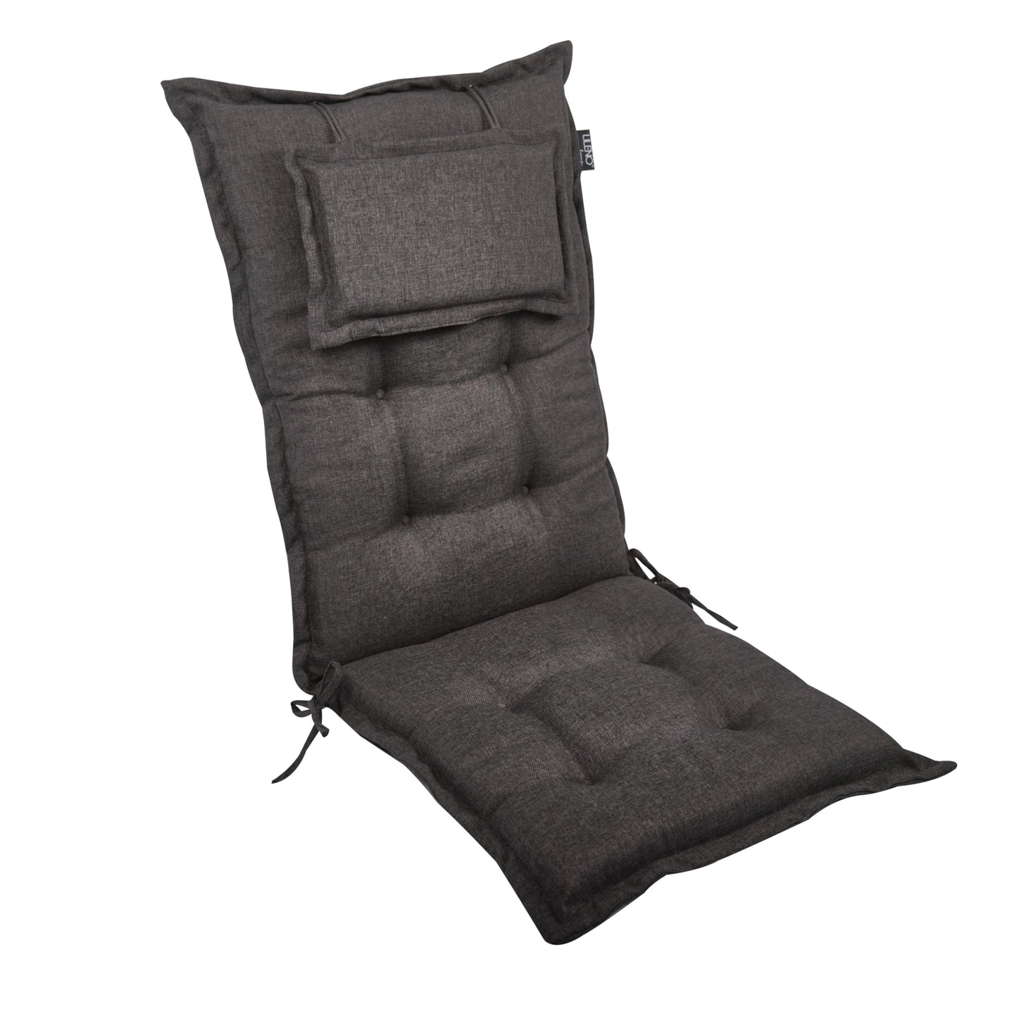 Hochlehnerauflage 1er Set MARBELLA - Gartenstuhl Auflage, bequeme Sitzauflage für Gartenmöbel, Stuhlkissen