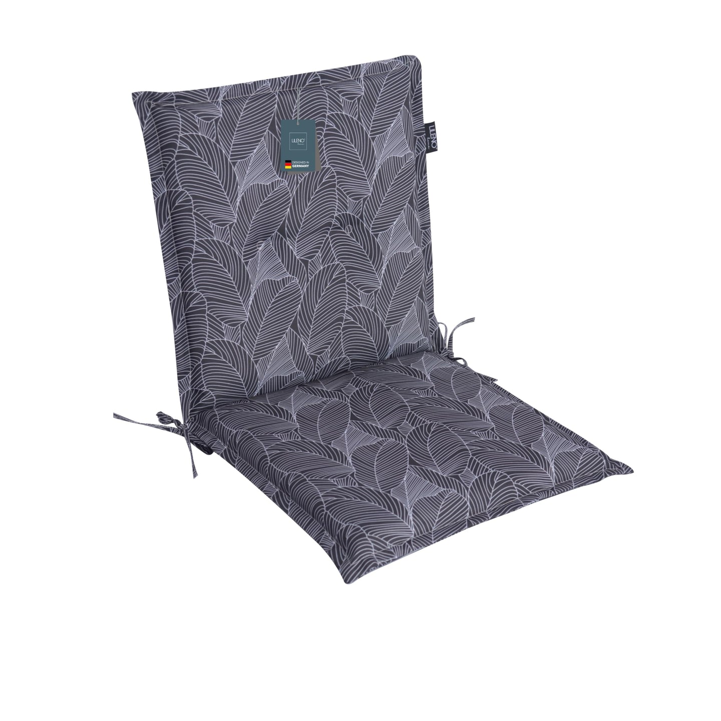 Polsterauflage Niedriglehner 1er Set, bequeme Sitzauflage für Gartenstühle, Stuhlkissen
