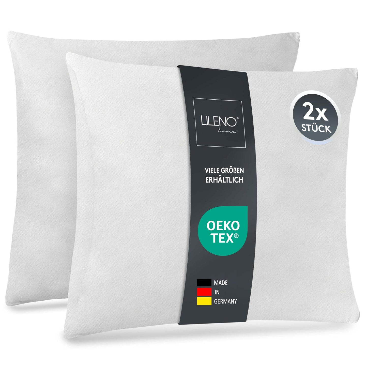 Kissenfüllung Vlieskissen 2er Set in verschiedenen Größen - Made in Germany