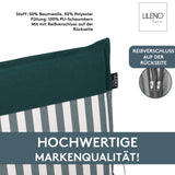 Hochlehnerauflage 1er Set MALTA - Gartenstuhl Auflage, bequeme Sitzauflage für Gartenmöbel, Stuhlkissen