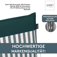Hochlehnerauflage 1er Set MALTA - Gartenstuhl Auflage, bequeme Sitzauflage für Gartenmöbel, Stuhlkissen