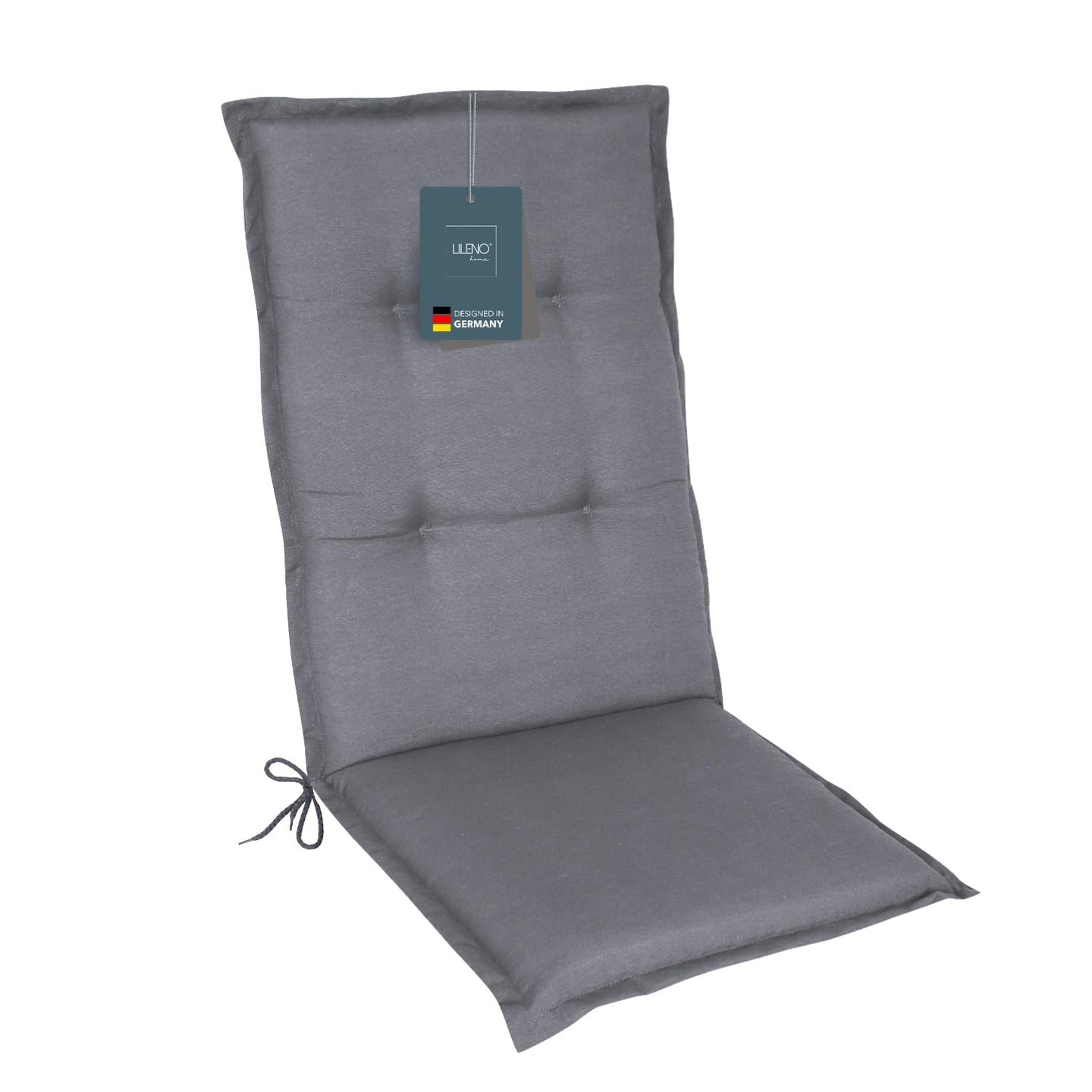 Hochlehnerauflage Gartenstuhl Auflage 1er Set FLORENCE, bequeme Sitzauflage für Gartenmöbel, Stuhlkissen