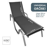 Liegenauflage MALTA perfekt für Strandliege, Sonnenliege Auflage, Gartenliege Auflage