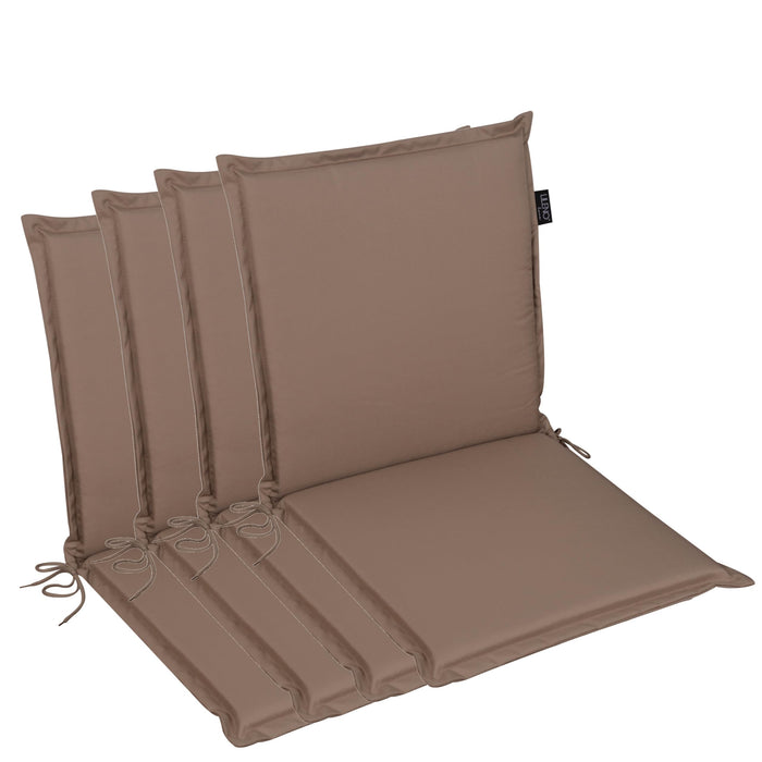 Niedriglehnerauflage MIAMI - Gartenstuhl Auflage, bequeme Sitzauflage für Gartenmöbel, Stuhlkissen