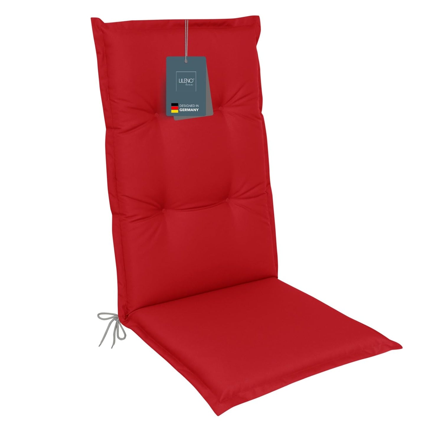 Hochlehnerauflage Gartenstuhl Auflage 1er Set FLORENCE, bequeme Sitzauflage für Gartenmöbel, Stuhlkissen