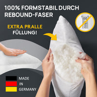 Kissenfüllung Vlieskissen 2er Set in verschiedenen Größen - Made in Germany