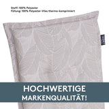 Hochlehnerauflage Gartenstuhl Auflage 1er Set FLORENCE, bequeme Sitzauflage für Gartenmöbel, Stuhlkissen
