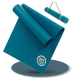 Yogamatte Gymnastikmatte 180x60 cm inkl. Tragegurt, rutschfeste Fitnessmatte