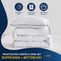 Premium Winterdecke mit Sanitized Hypoallergen - in verschiedenen Größen und optional mit Kissen