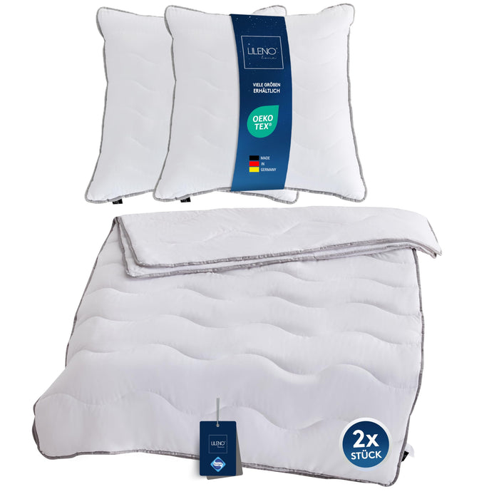 Premium Winterdecke mit Sanitized Hypoallergen - in verschiedenen Größen und optional mit Kissen