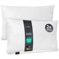 Microfaserkissen 2er Set - geeignet für Allergiker, in verschiedenen Größen - Made in Germany