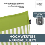Hochlehnerauflage 1er Set MALTA - Gartenstuhl Auflage, bequeme Sitzauflage für Gartenmöbel, Stuhlkissen