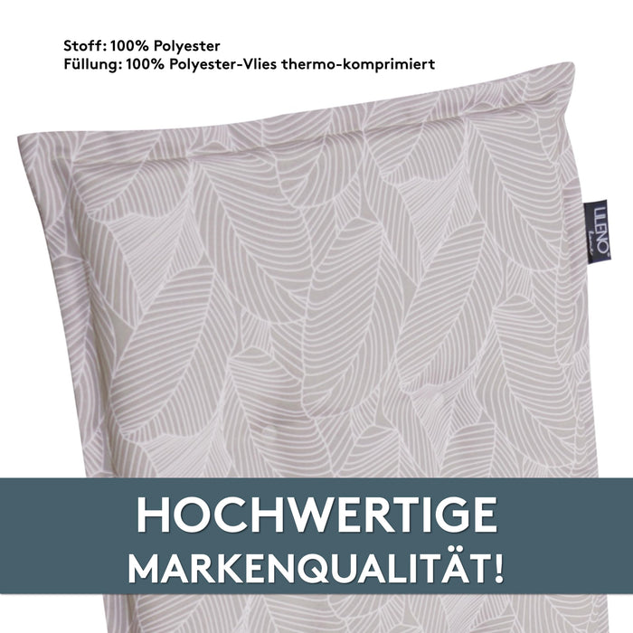 Polsterauflage Niedriglehner 1er Set, bequeme Sitzauflage für Gartenstühle, Stuhlkissen