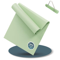 Yogamatte Gymnastikmatte 180x60 cm inkl. Tragegurt, rutschfeste Fitnessmatte