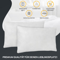 Kissenfüllung Vlieskissen 2er Set in verschiedenen Größen - Made in Germany