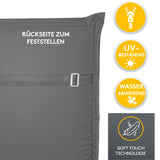 Hochlehnerauflage MIAMI - Gartenstuhl Auflage, bequeme Sitzauflage für Gartenmöbel, Stuhlkissen