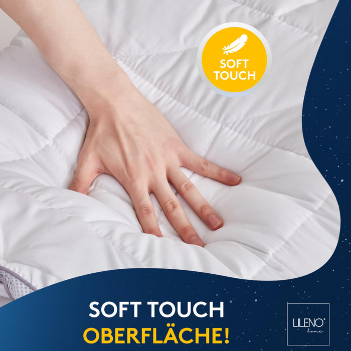 Premium Sommerdecke mit CoolComfort Klimanetz - in verschiedenen Größen und optional mit Kissen