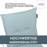 Niedriglehnerauflage 1er Set MARBELLA - Gartenstuhl Auflage, bequeme Sitzauflage für Gartenmöbel, Stuhlkissen