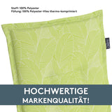Polsterauflage Niedriglehner 1er Set, bequeme Sitzauflage für Gartenstühle, Stuhlkissen