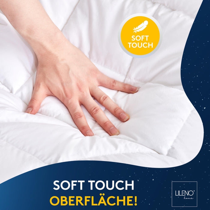 Premium Ganzjahresdecke mit Golden Elegance Baumwolle - Bettdecken Set in verschiedenen Größen