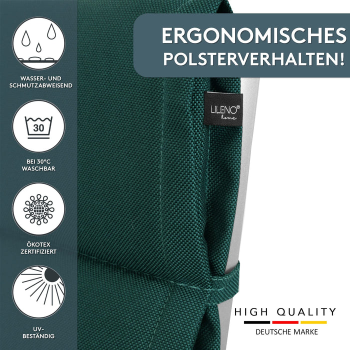 Liegenauflage perfekt für Strandliege, Sonnenliege Auflage, Gartenliege Auflage