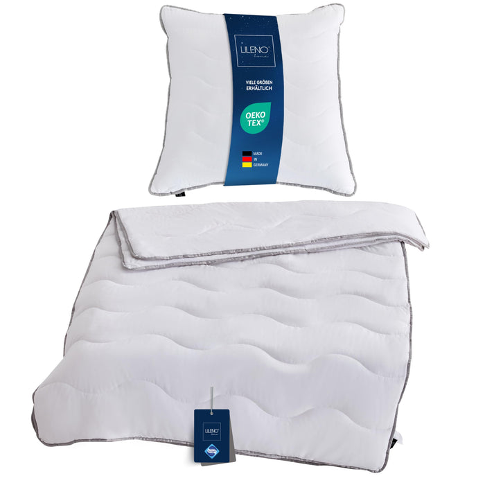 Premium Winterdecke mit Sanitized Hypoallergen - in verschiedenen Größen und optional mit Kissen