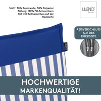 Hochlehnerauflage 1er Set MALTA - Gartenstuhl Auflage, bequeme Sitzauflage für Gartenmöbel, Stuhlkissen