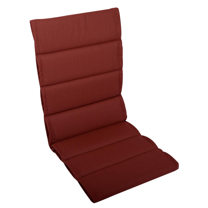 Hochlehnerauflage 1er Set ALUTEX bequeme Sitzauflage für Gartenmöbel, Stuhlkissen für Klappstühle