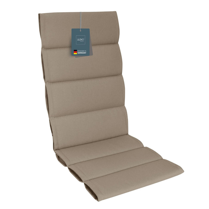 Hochlehnerauflage 1er Set ALUTEX bequeme Sitzauflage für Gartenmöbel, Stuhlkissen für Klappstühle