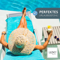 Liegenauflage perfekt für Strandliege, Sonnenliege Auflage, Gartenliege Auflage