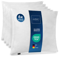 Microfaserkissen 6er Set - geeignet für Allergiker, in verschiedenen Größen - Made in Germany